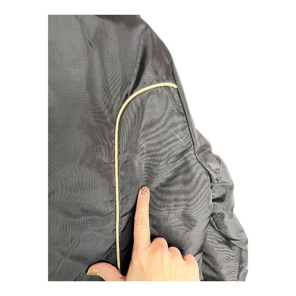 Vintage Arctic Cat Arctic wear Tall Med Black Winter Sports Jacket Coat Sledding - Picture 8 of 11